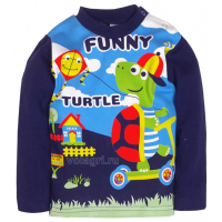 20-006127 "Funny Turtle" Джемпер для мальчика, 1-4 года, синий 20-006127 "Funny Turtle" Джемпер для мальчика, 1-4 года, синий